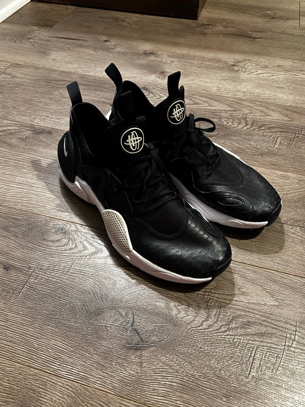 Nike Huarache E.D.G.E. TXT Black White Sneakers Men’s Size 12 AV3598-001